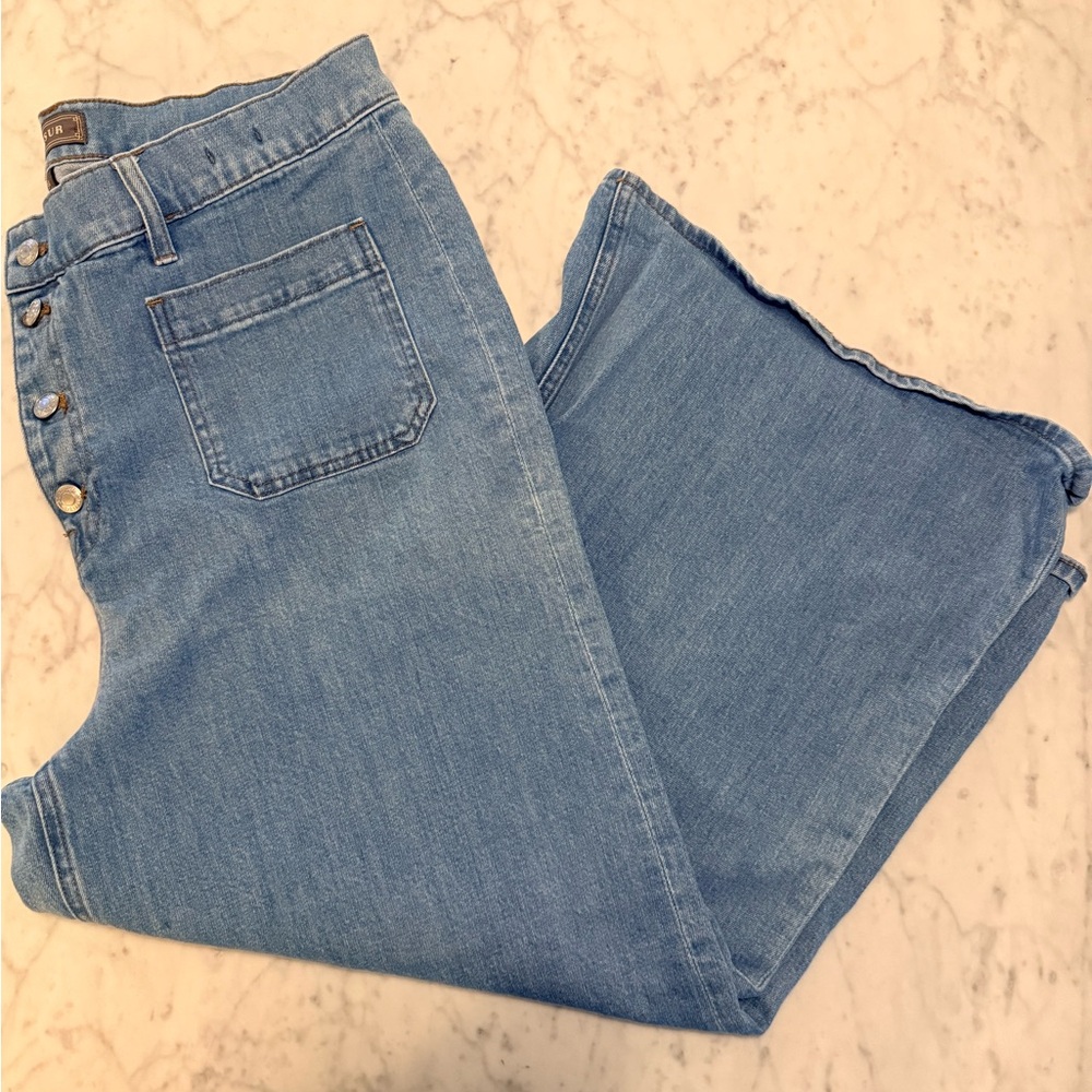 J. Crew Light Blue Flare Jeans